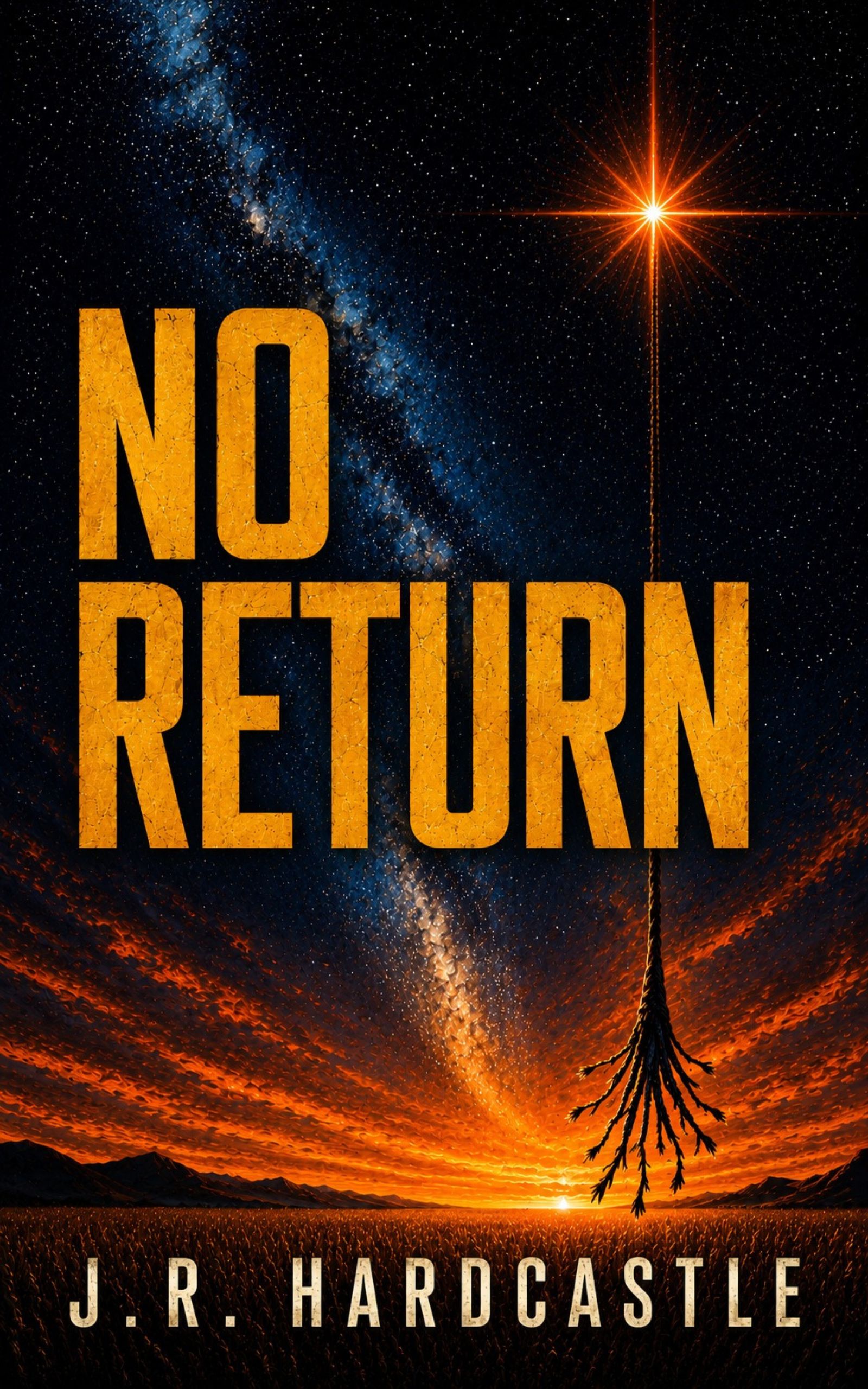 No Return by J.R. Hardcastle cover